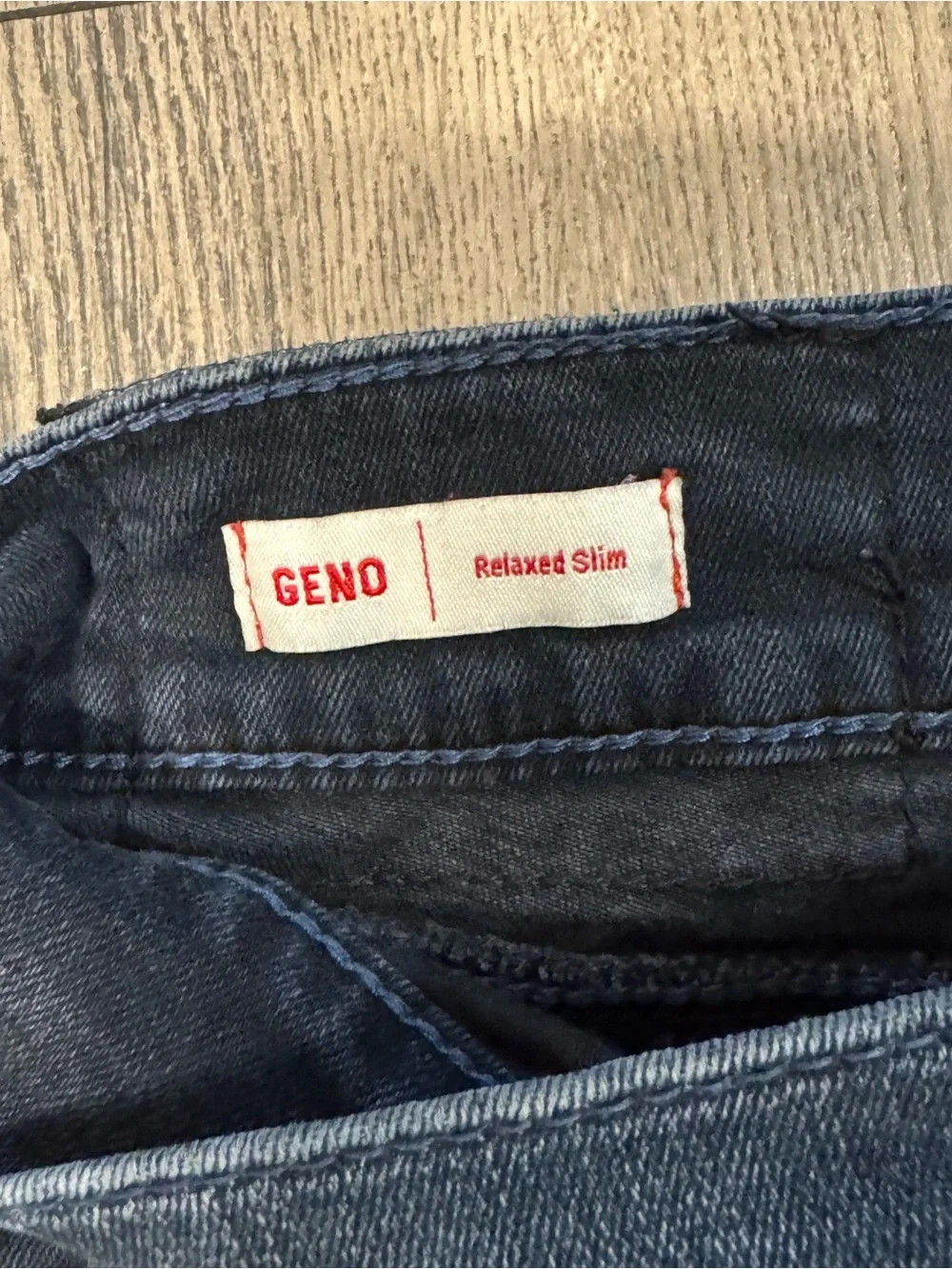 True Religion Geno Relaxed Slim Jeans Mens 44 Dark Wash Stretch Denim